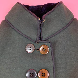 Victorian (c. 1890) Jersey Fleece Knit Sportswear Jacket