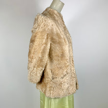 Load image into Gallery viewer, 1940s Blonde Mohair Faux Fur Box Coat kit
