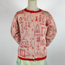 Load image into Gallery viewer, 1940s Jantzen &quot;School Daze&quot; Cardigan Sweater
