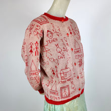 Load image into Gallery viewer, 1940s Jantzen &quot;School Daze&quot; Cardigan Sweater
