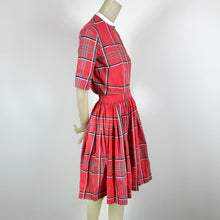 Load image into Gallery viewer, 1950s Woven Plaid 2 pc Set
