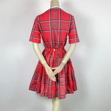 Load image into Gallery viewer, 1950s Woven Plaid 2 pc Set
