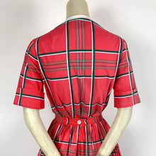 Load image into Gallery viewer, 1950s Woven Plaid 2 pc Set
