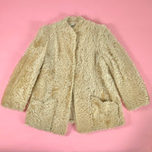 Load image into Gallery viewer, 1940s Blonde Mohair Faux Fur Box Coat kit
