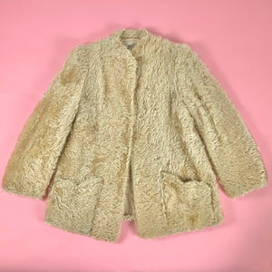 1940s Blonde Mohair Faux Fur Box Coat kit