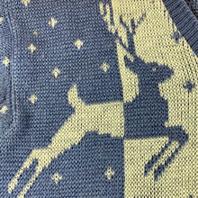 Load image into Gallery viewer, 1940s Jantzen Wool Reindeer/Snow Sweater
