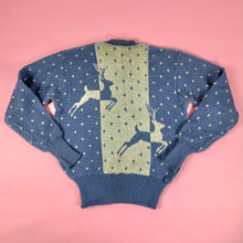 Load image into Gallery viewer, 1940s Jantzen Wool Reindeer/Snow Sweater
