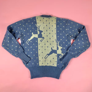 1940s Jantzen Wool Reindeer/Snow Sweater