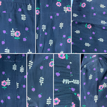 Load image into Gallery viewer, 1940s Blueberry Novelty Print Cold Rayon Dress
