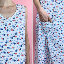 Load image into Gallery viewer, 1920s Bubble Print Cotton Dress
