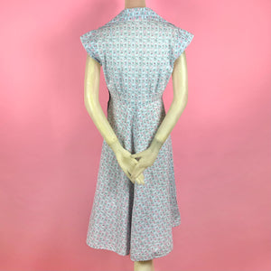 1940s Little Bo Peep & Sheep Novelty Print Dress