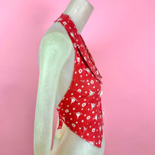 Load image into Gallery viewer, 1930s Halter Vest w/ Nautical Novelty Print
